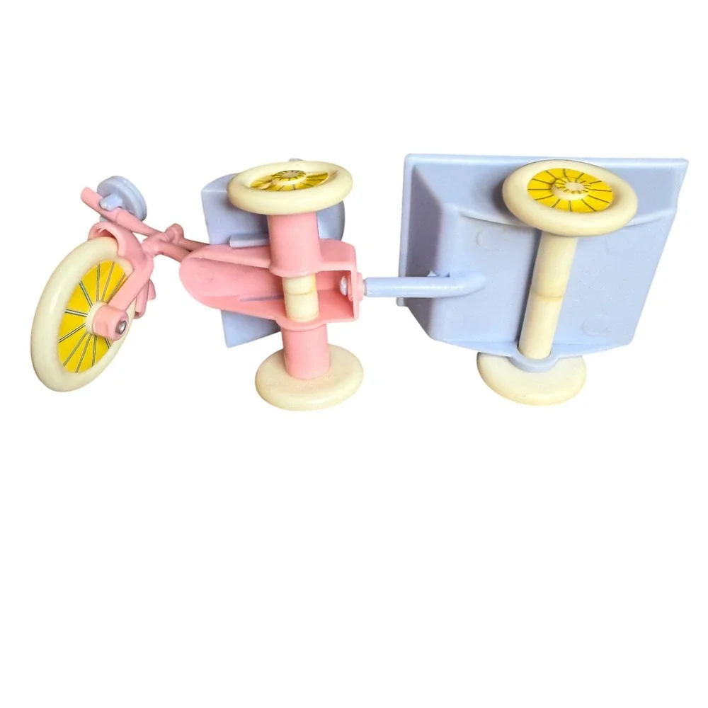Vintage Barbie Heart Family Doll Playset w/ Tricycle‎ Potty & Accessories Lot